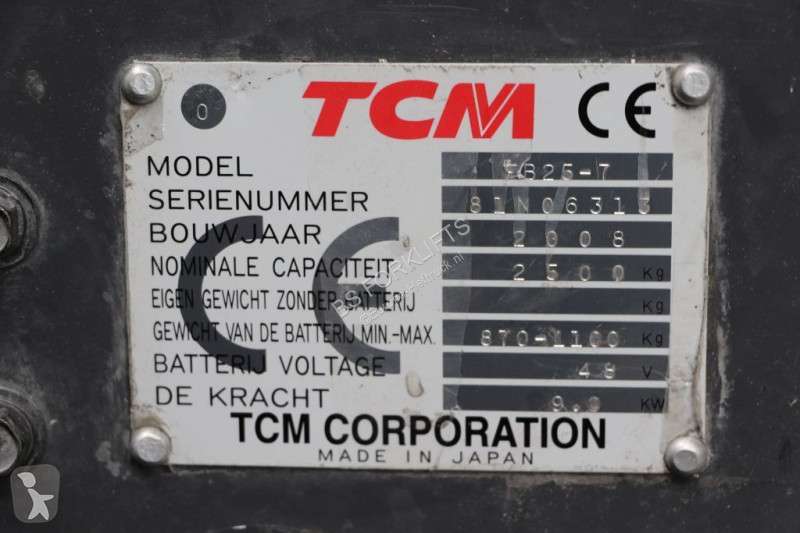 Carrello elevatore TCM FB25-7 usato - Photo 4